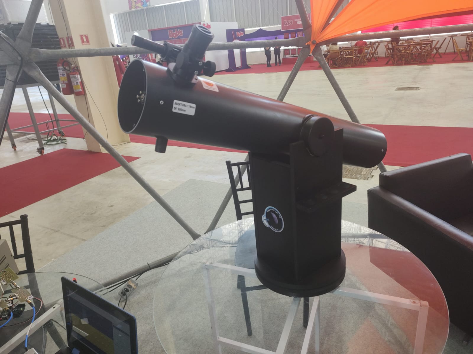 Telescópios construídos por ressocializandos de Esperança fazem sucesso no Imageneland