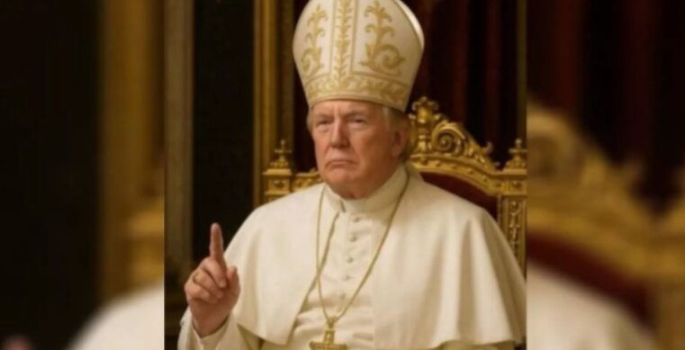“Vade retro Satanás”: padre Djacy se revolta com postagem de Donald Trump vestido como papa
