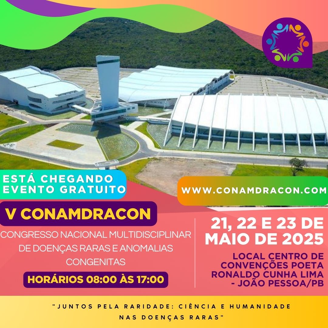 João Pessoa sedia 5ª edição do Congresso Nacional de Doenças Raras a partir de 21 de maio