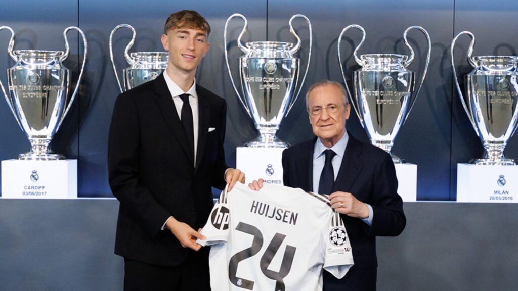 Zagueiro Huijsen é apresentado pelo Real Madrid: “Melhor dia da minha vida”